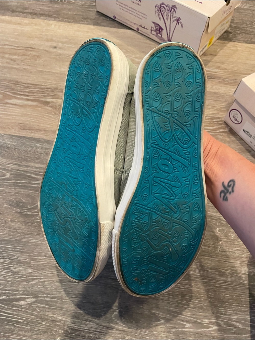 *BUNDLE OF 2* BLOWFISH MALIBU Casual Canvas Slip On Sneakers Size 10 - Picture 6 of 12